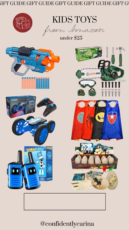 Sharing some kids toy gift ideas! These are all under $25 on Amazon🤩 I have lots more kids gift guides on my page!

#LTKHoliday #LTKGiftGuide #LTKkids