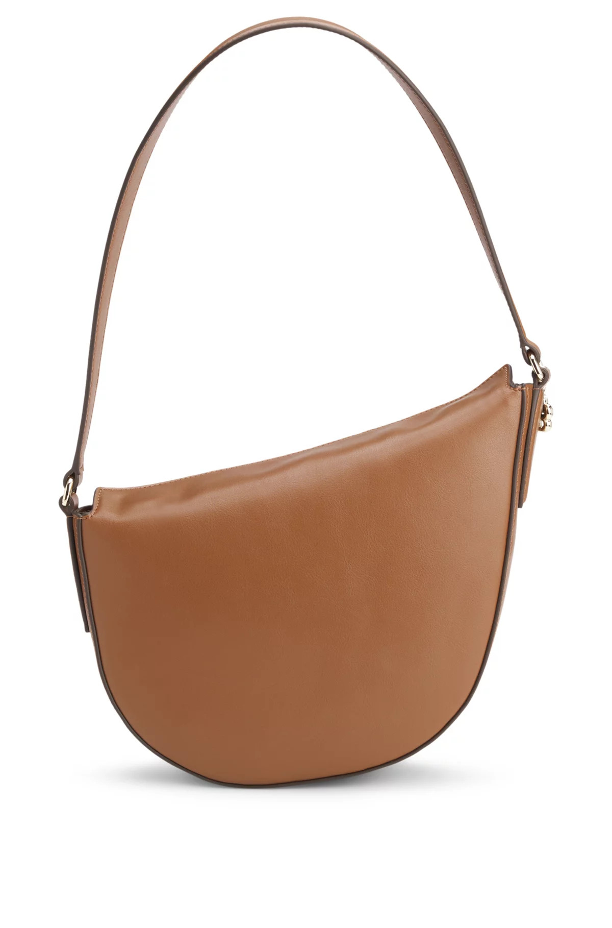 Hobo bag with Double B monogram charm | Hugo Boss (US)