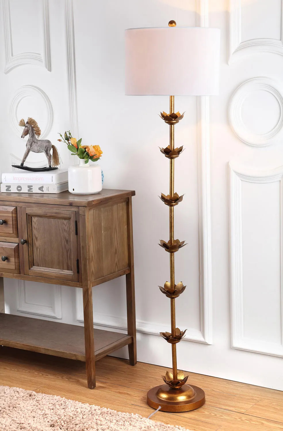Safavieh Landen Leaf Floor Lamp | Ashley | Ashley