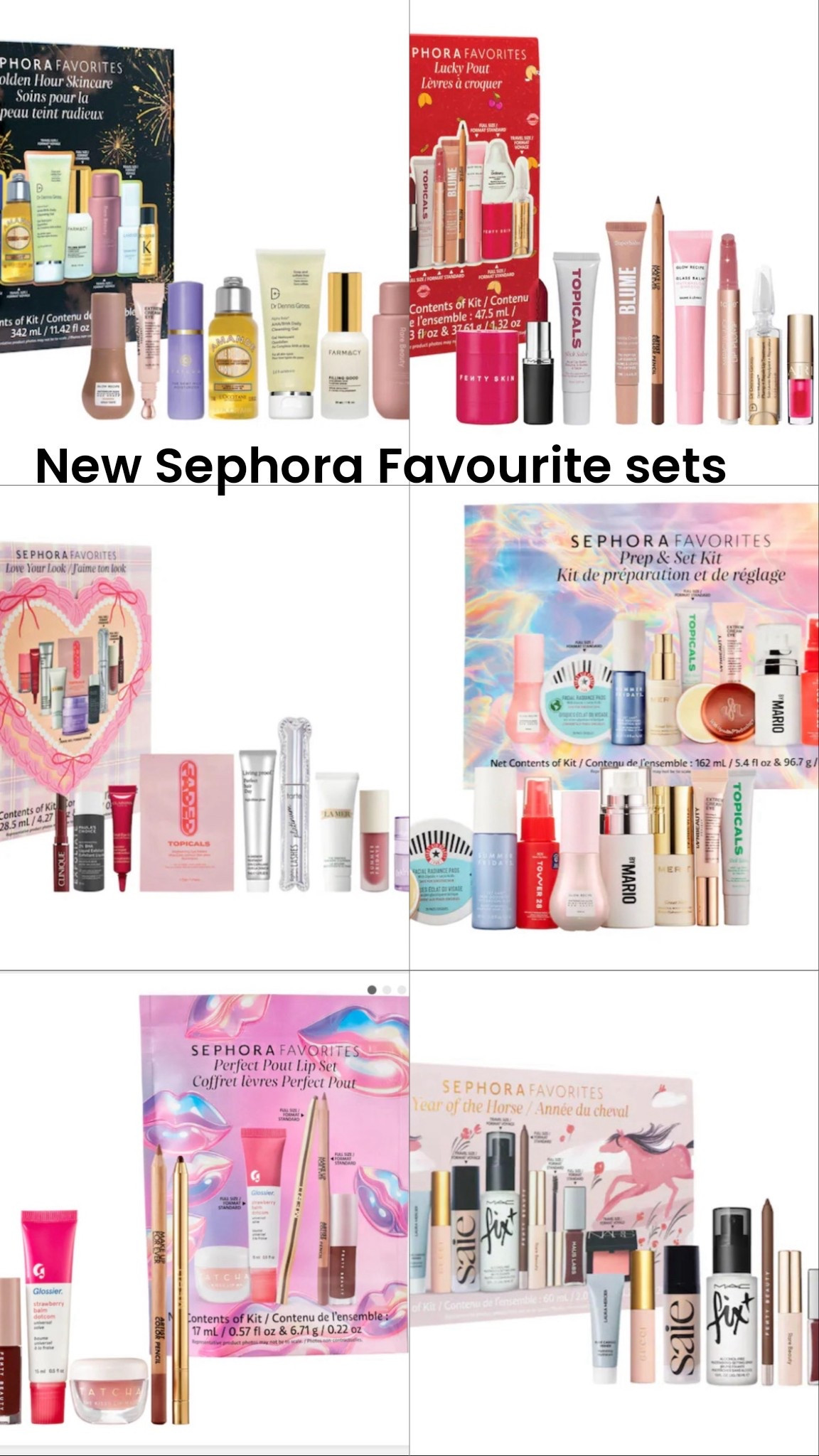 New Sephora favourite sets 

#LTKsale #LTKbeauty #LTKcanada