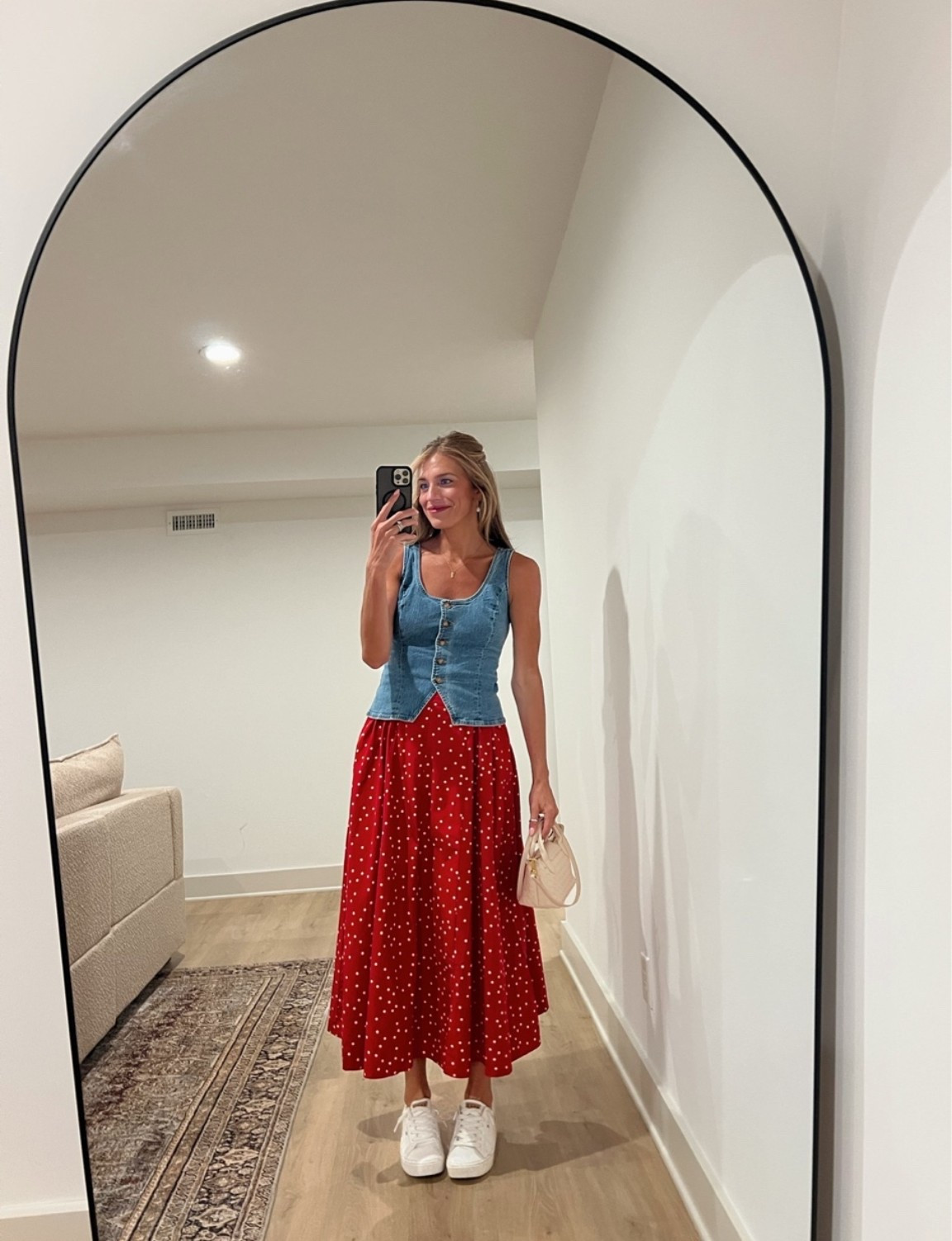 One dress, endless outfits! This would be perfect to wear during the day on a Europe vacation. Paired with the only sneakers I travel with 🙌🏼

Small tall dress
Small top

European vacation, packing for Europe, Europe dress