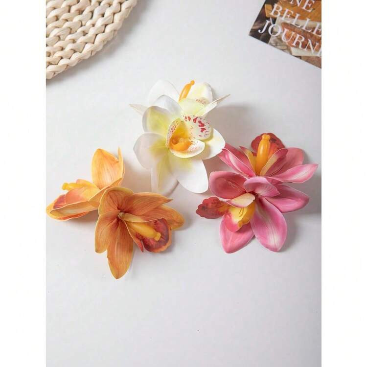 3pcs Sword Lily Artificial Flower Hair Clip, Sweet Beach Holiday Decoration For Women Valentine's Day For Women, Fall, Travel, Hair Tools, Accessories Women, Hair Stuff, Fall, Women, Hair Tools, Hair Stuff, Stuff, Gifts, Travel, Gifts For Women, Hair Stuff, For Christmas Gifts, Christmas, Gifts For Women, Gift, Christmas Gift, For Adults, For Adult, Hair Stuff, Women's Accessories, Stocking Stuffer, Coming-Of-Age Christmas Gift Ideas For Women, Beauty, Christmas Gifts For Women, Head Accessories, Claw Clips, Hairpin | SHEIN