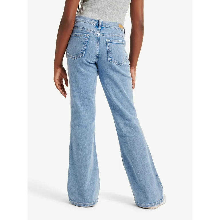 Justice Girls Flare Jean, Sizes 6-18, Slim & Plus | Walmart (US)