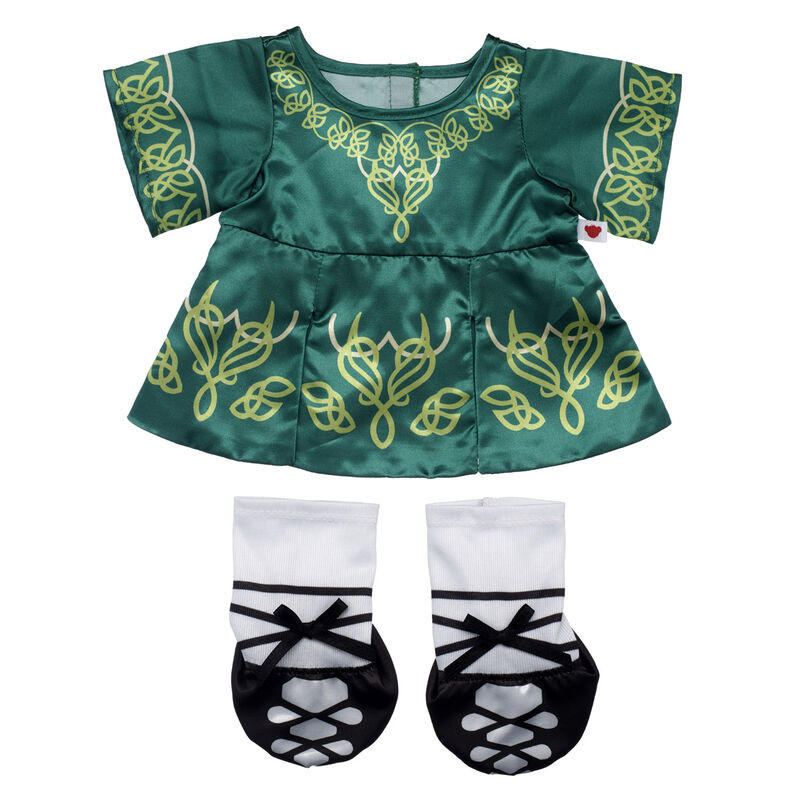 Irish Dance Dress & Shoes Set | Build-A-Bear Workshop