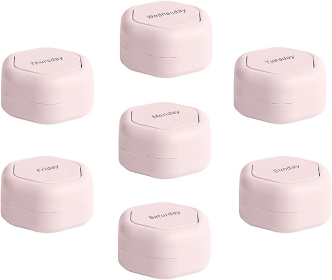 Cadence Travel Containers - Pill Case Set - Magnetic Travel Capsules,Daily Medicine Organizer for... | Amazon (US)