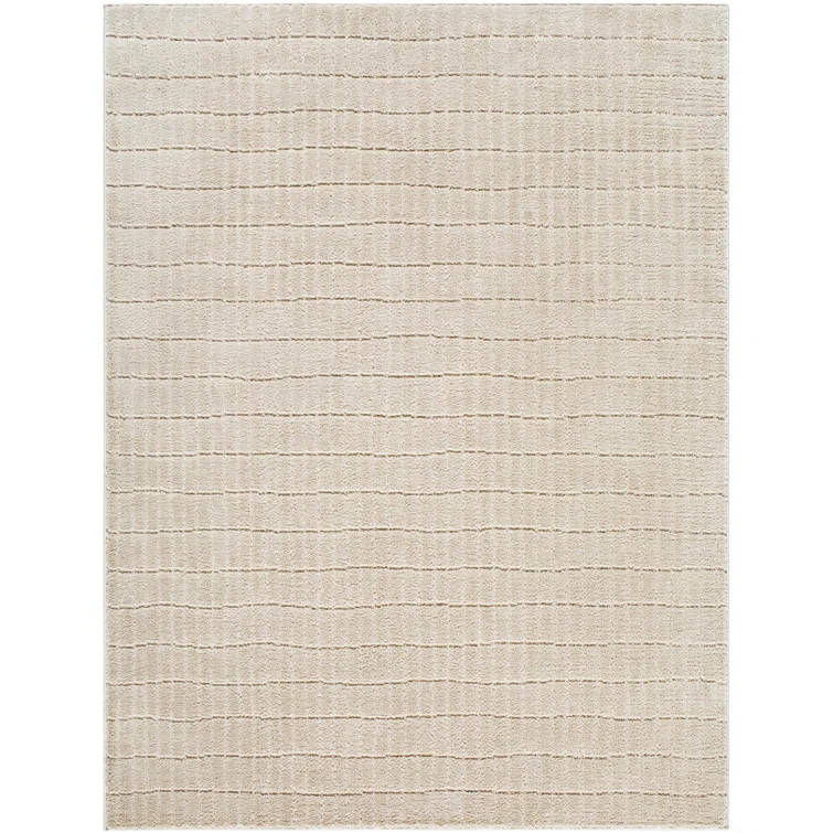 Our PNW Home x Livabliss Boho Scandi High Pile Light Beige Area Rug | Wayfair North America
