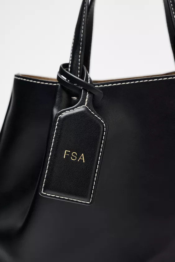 TOPSTITCHED CITY BAG | Zara US