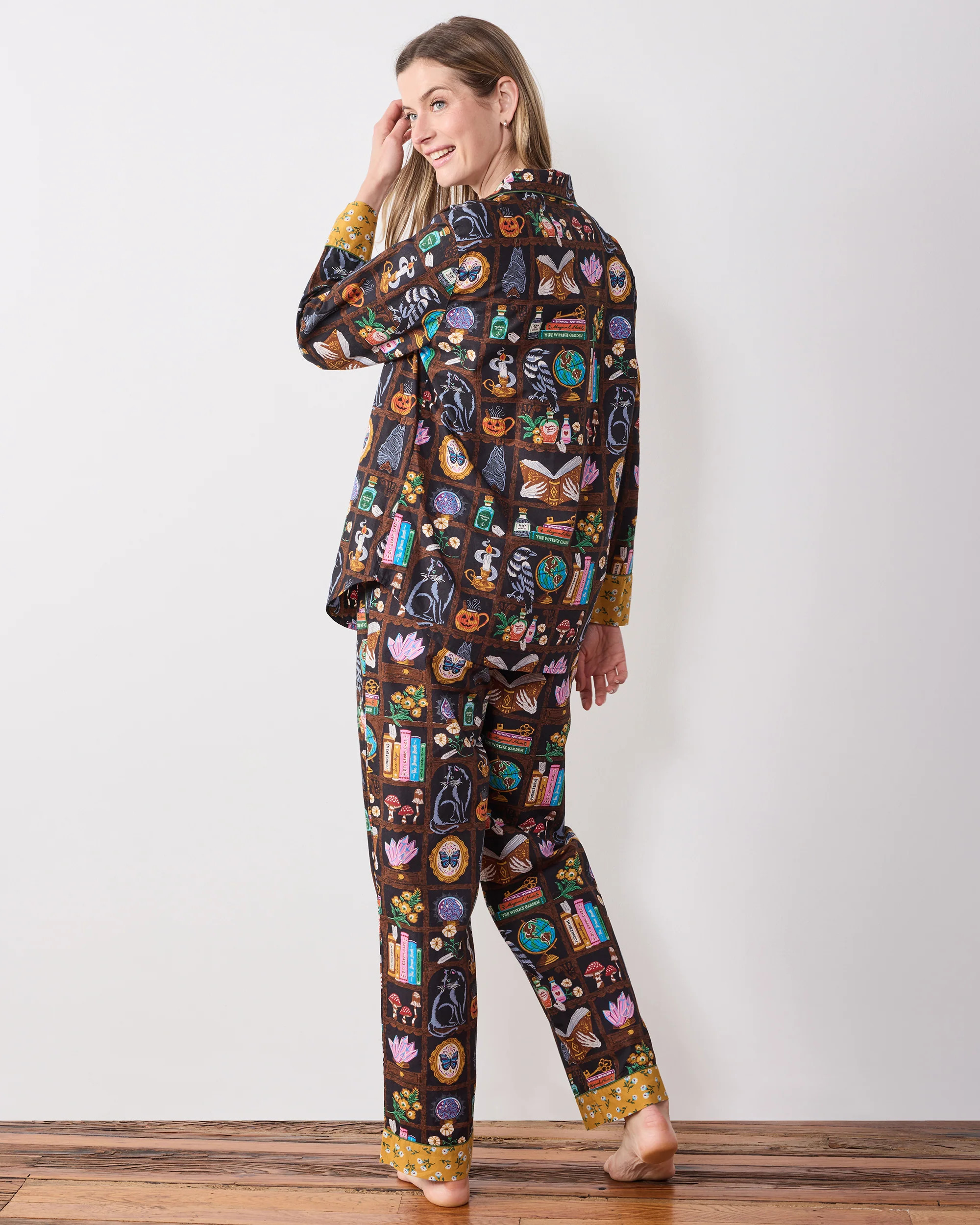 Enchanted Study - Long PJ Set - Obsidian | Printfresh