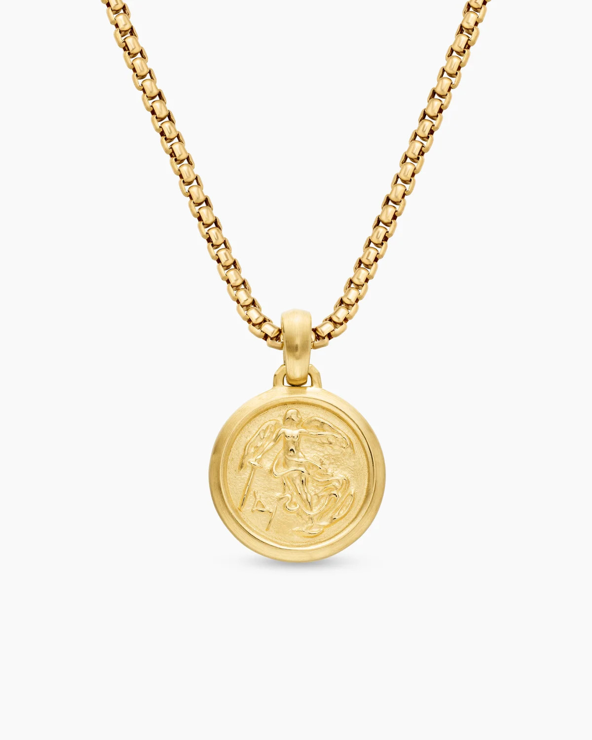 David Yurman | Petrvs® Angel Pendant in 18K Yellow Gold, 26.7mm | David Yurman