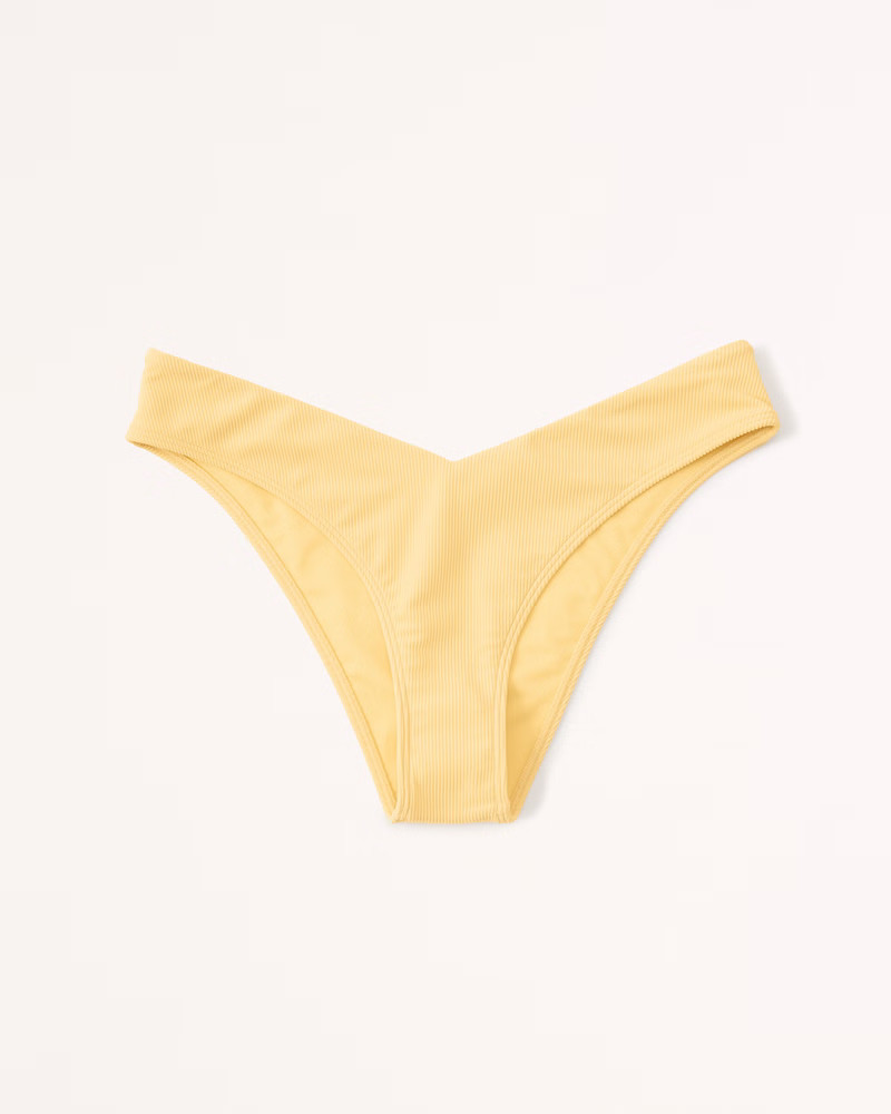 Women's Tall-Side High-Leg Cheeky Bottoms | Women's New Arrivals | Abercrombie.com | Abercrombie & Fitch (US)