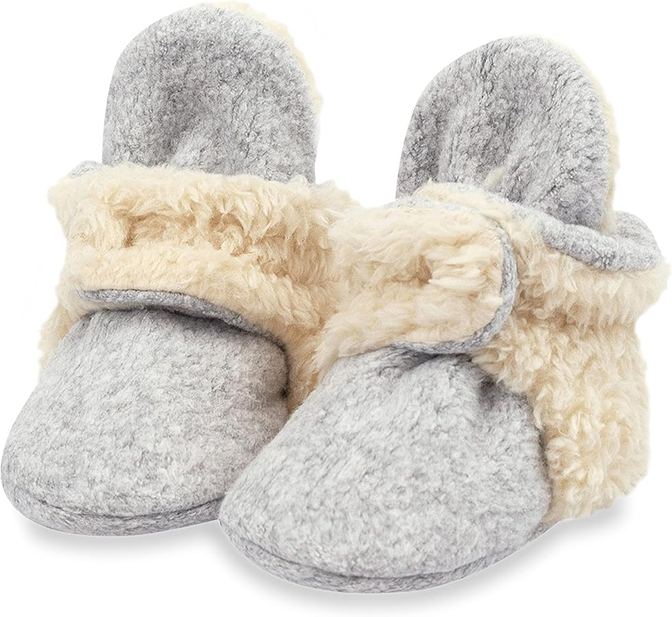 Zutano Unisex Fleece Baby Booties, Two Snap Closure, Newborn to 24 Months | Amazon (US)