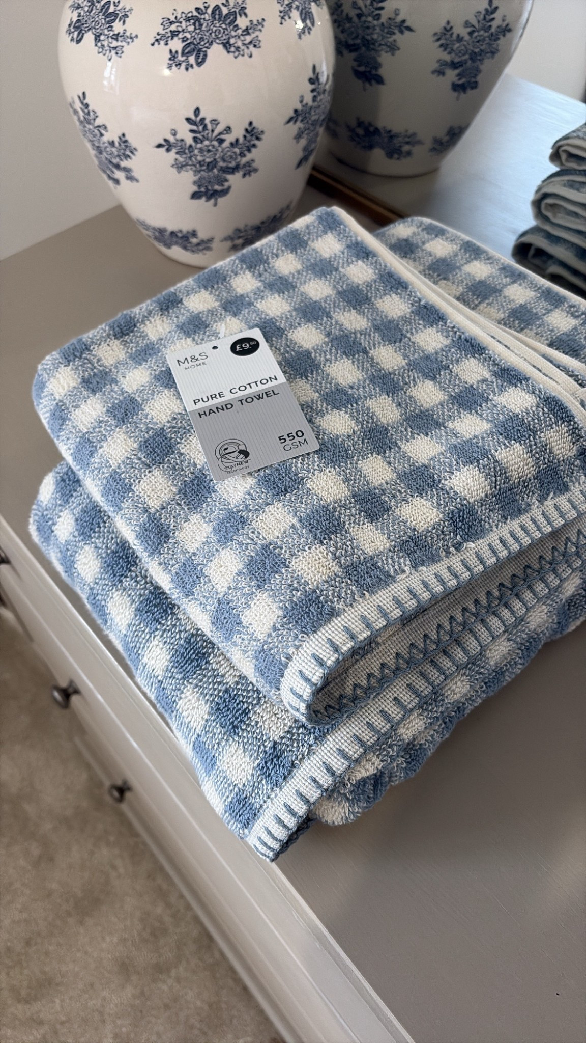 Gingham towels🤍

#LTKhome #LTKuk #LTKspring
