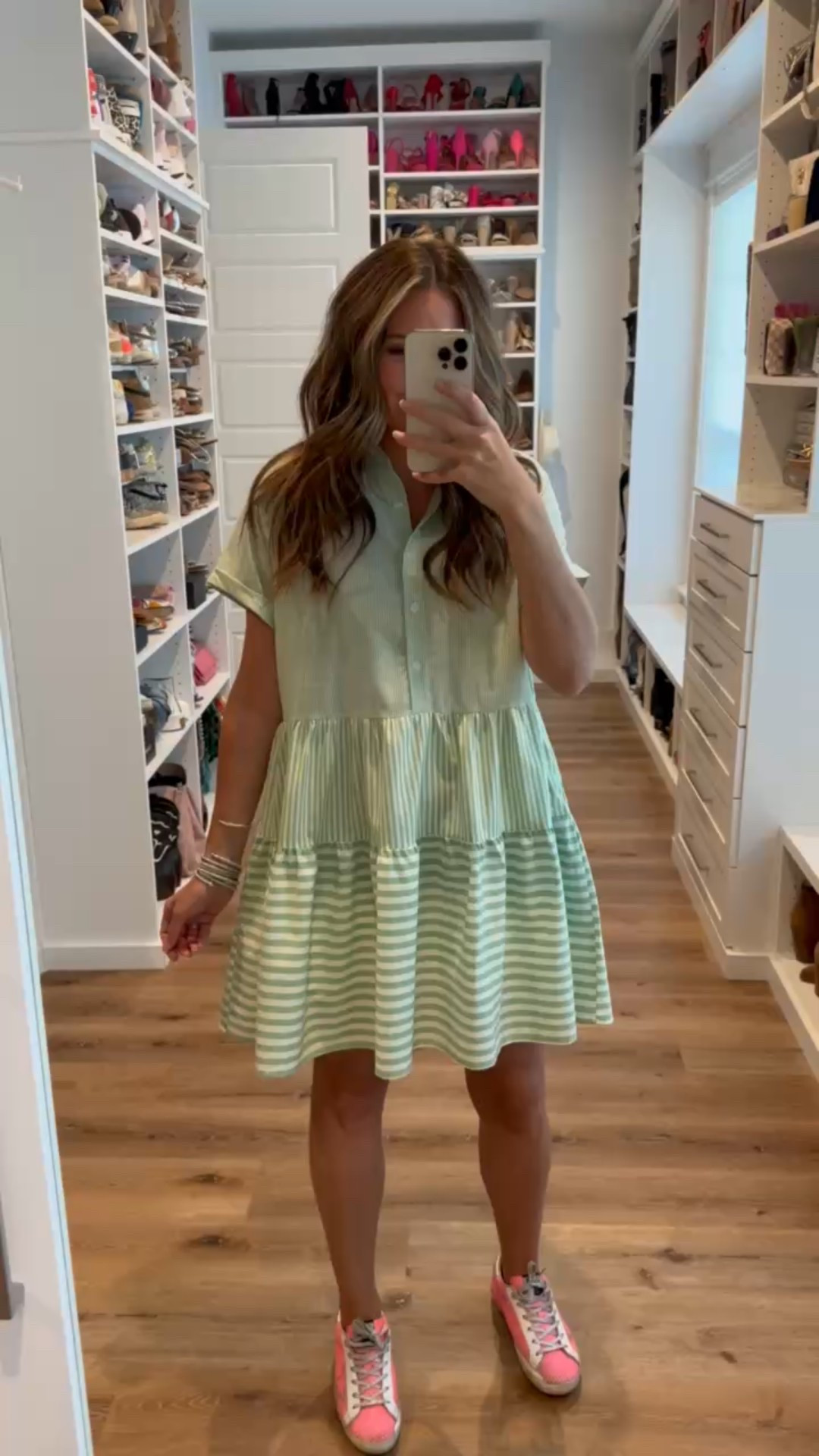 Bright, colorful, and actually practical teacher outfits — all from Amazon! Comfortable enough for a full day on your feet and cute enough for the classroom and beyond. In a medium tiered stripe tunic dress and accessories- fits tts. Shop dandy, back to school, teacher outfits, teacher dress, teacher maxi dress, budget friendly

#LTKSeasonal #LTKFindsUnder50 #LTKStyleTip