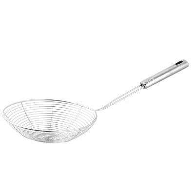 Unique Bargains Kitchen Stainless Steel Noodles Dumpling Sieve Mesh Strainer Scoop Silver Tone 1 Pc | Target