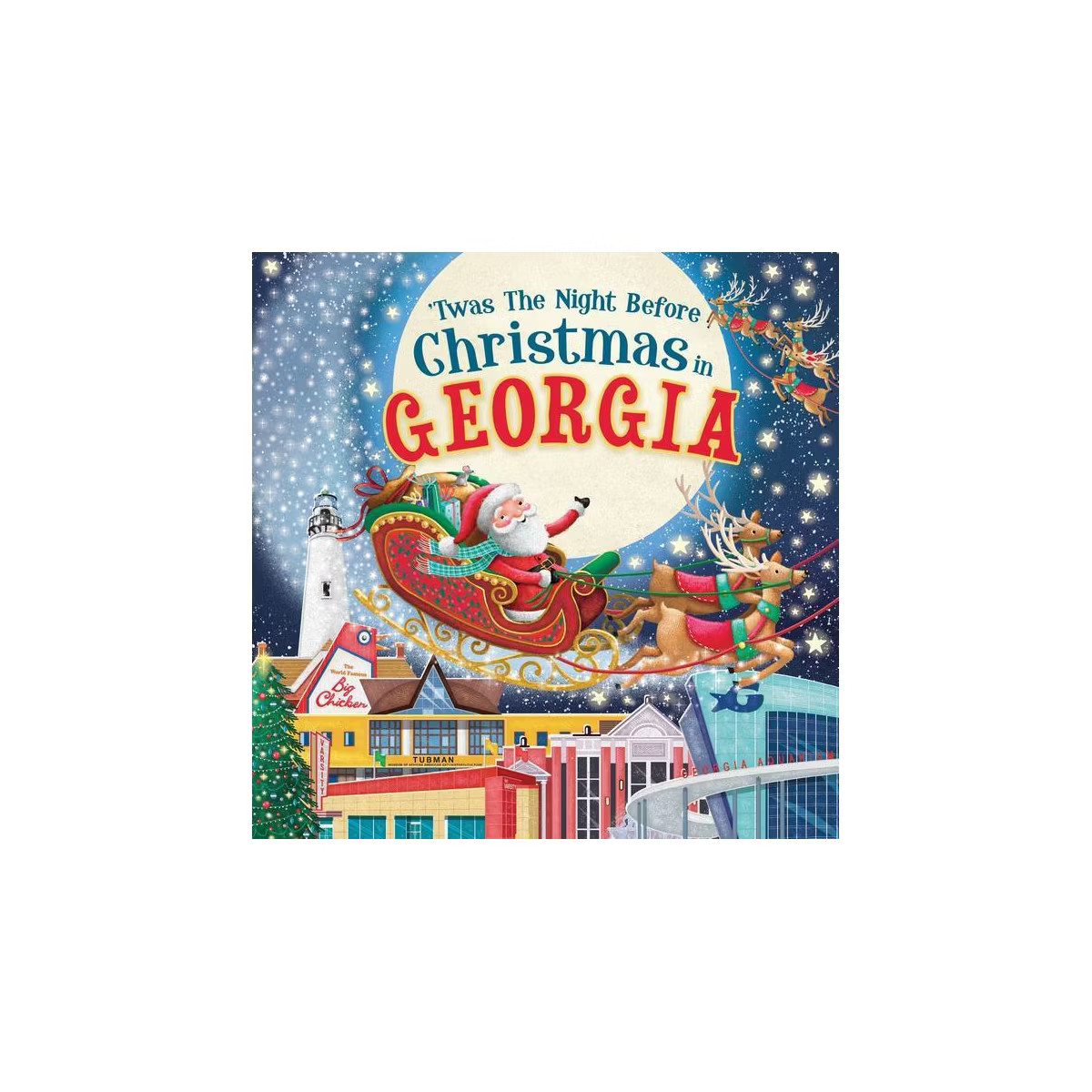 'Twas the Night Before Christmas in Georgia - by Jo Parry (Board Book) | Target