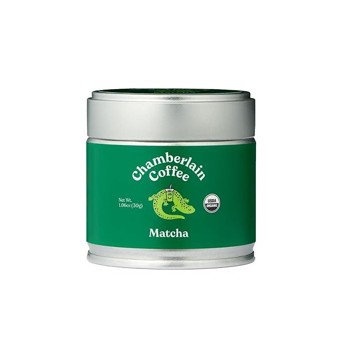 Chamberlain Coffee Matcha Green Tea Powder - Ceremonial Grade Matcha - Hot or Iced - 100% Matcha ... | Amazon (US)