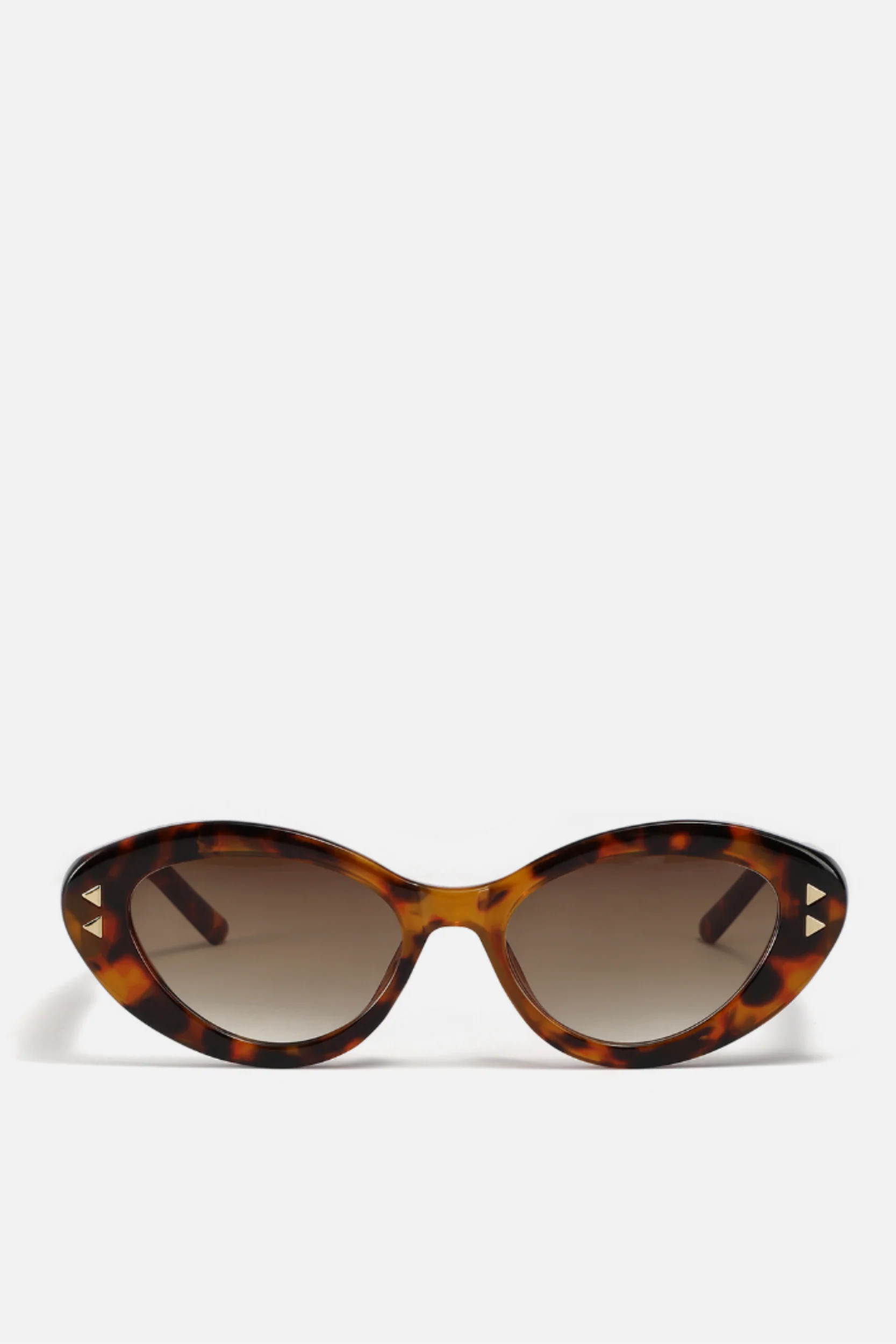 MONTREAL Leopard Round Cat Eye Sunglasses | Noughts and Kisses