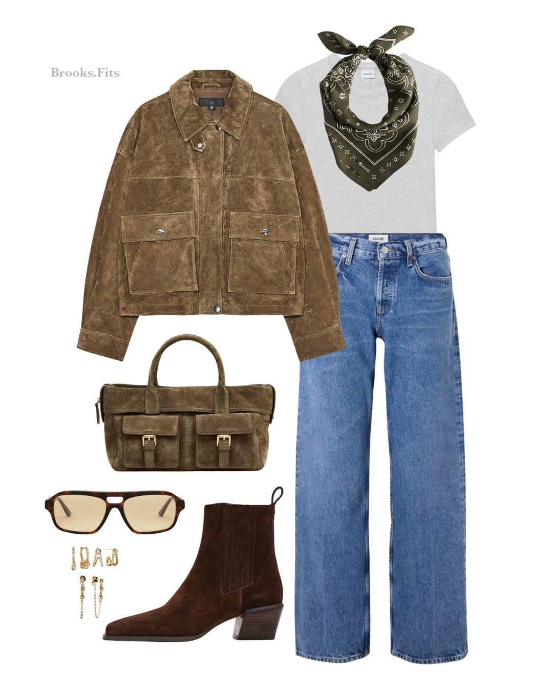 Casual outfit idea 
Jacket & Bag - Zara