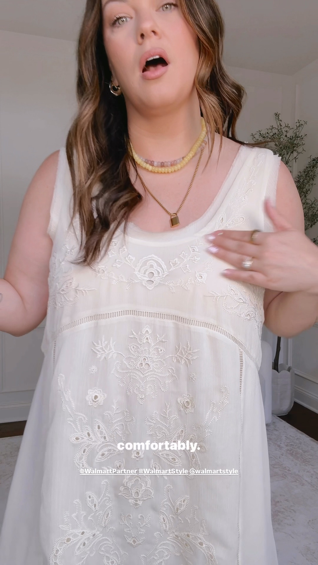 #WalmartPartner obsessed with this dress and cannot get over how luxe it looks!! I’m wearing a large (and wearing a 14 in the denim) 

@walmartstyle #WalmartStyle

#LTKootd #LTKmomlife #LTKMidsize