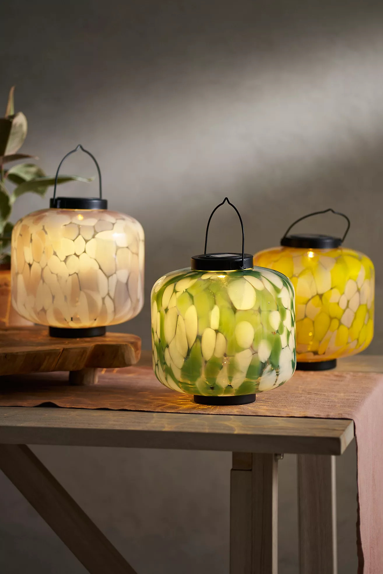 Solar Glass Lantern | Anthropologie (US)