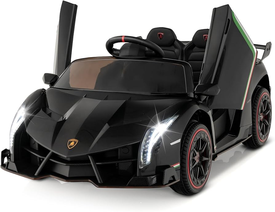 Costzon Ride on Car, Lamborghini Licensed 12V Battery Powered 4WD Sports Car with Remote Control,... | Amazon (US)