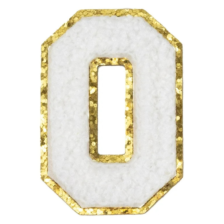 Hello Hobby Chenille O White Patch | Walmart (US)