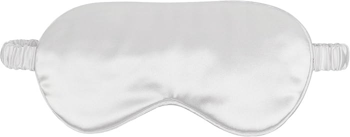 1 Pcs Silk Sleep Mask, Soft Eye Mask with Elastic Strap, Lightweight Blindfold for Men, Women, Tr... | Amazon (US)