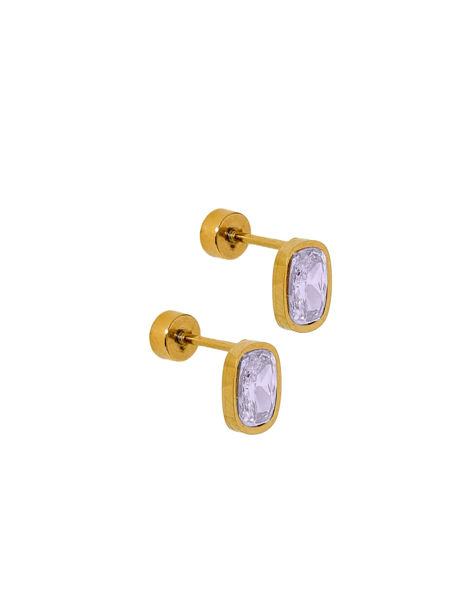 Screwback Stud Earrings - Kay Lavender | LINNY CO LLC
