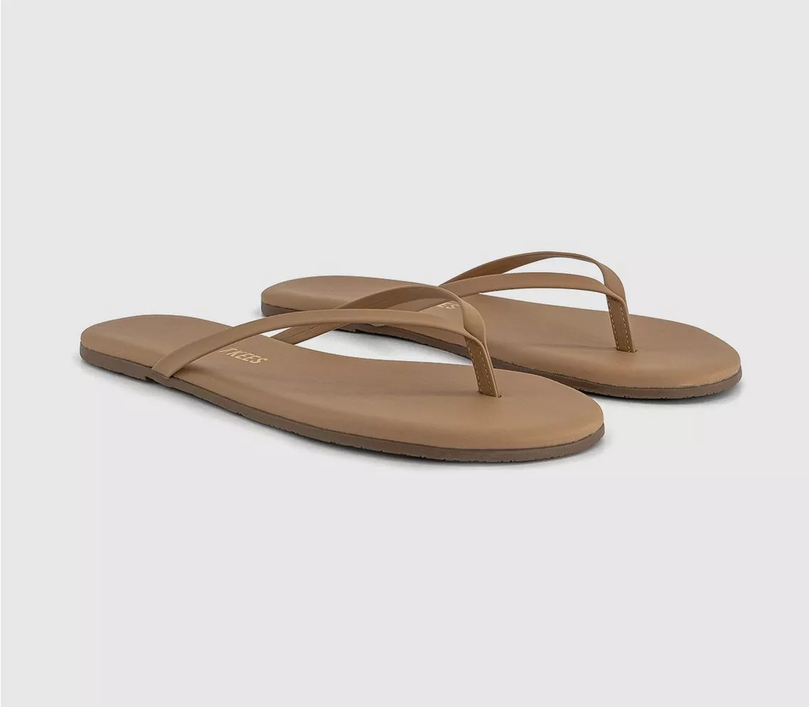 TKEES Lily Nude Foundations Flip Flops Cocobutter - Women’s Sandals | Office Shoes (UK)