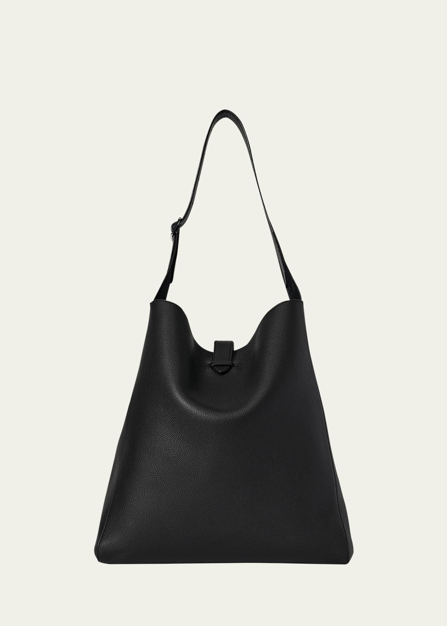 THE ROW Blake Hobo Bag in Lux Grain Leather | Bergdorf Goodman