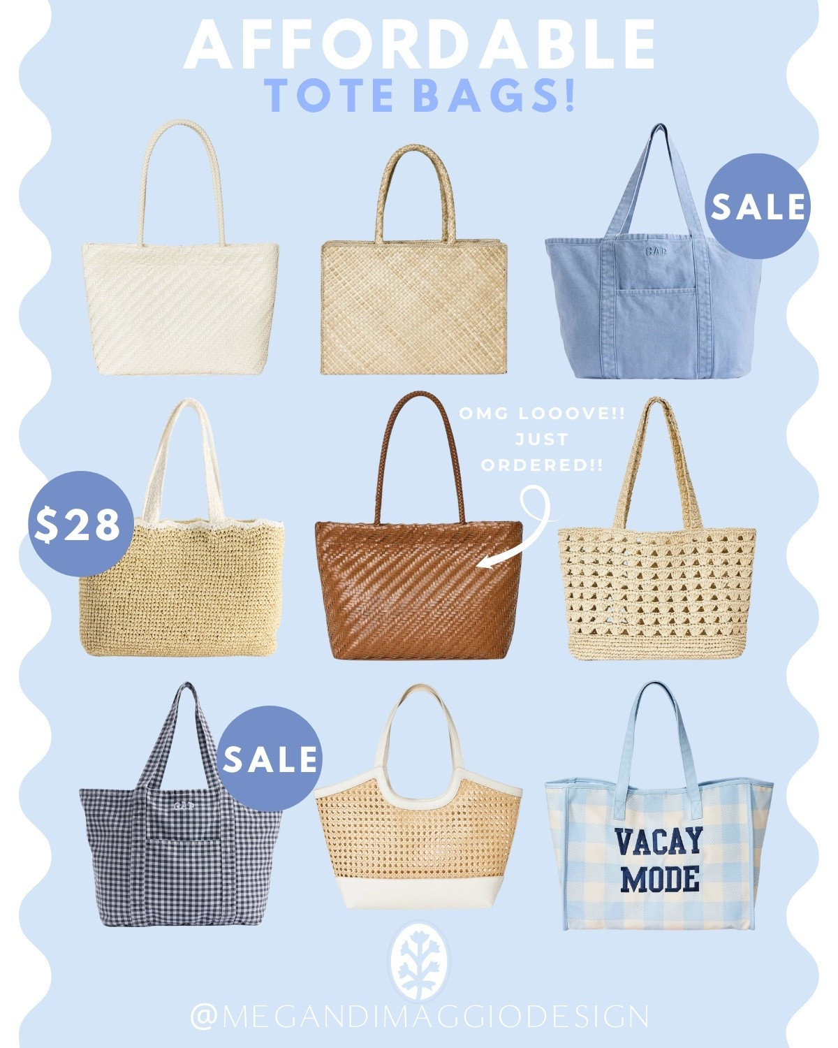 Save on new totes for the beach, work & play!! Most $40 & under, with the rest on sale!!! I just bought this new dark woven tote that is so similar to a designer brand I was eyeing!! 🙌🏻☀️

#LTKWorkwear #LTKSaleAlert #LTKTravel