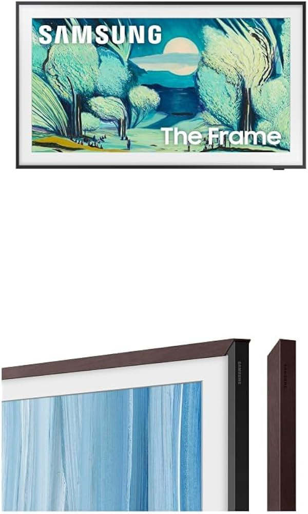 Samsung 65-Inch Class The Frame LS03F 4K QLED Smart TV (2025 Model) Slim Fit Wall Mount, Modern F... | Amazon (US)