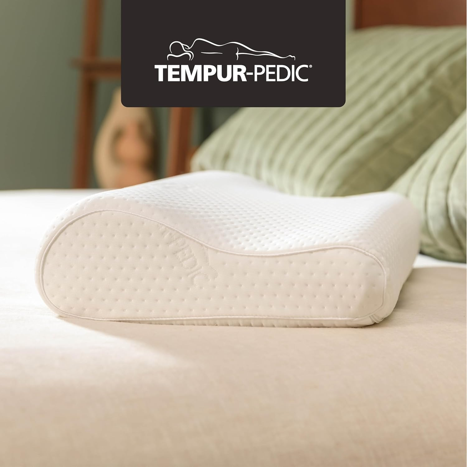 Tempur-Pedic TEMPUR-Ergo Neck Pillow, Large Profile, White | Amazon (US)
