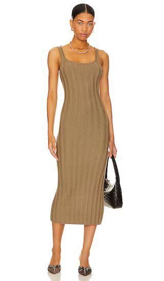 Santos Sweater Midi Dress in Olive Stone | Revolve Clothing (Global)