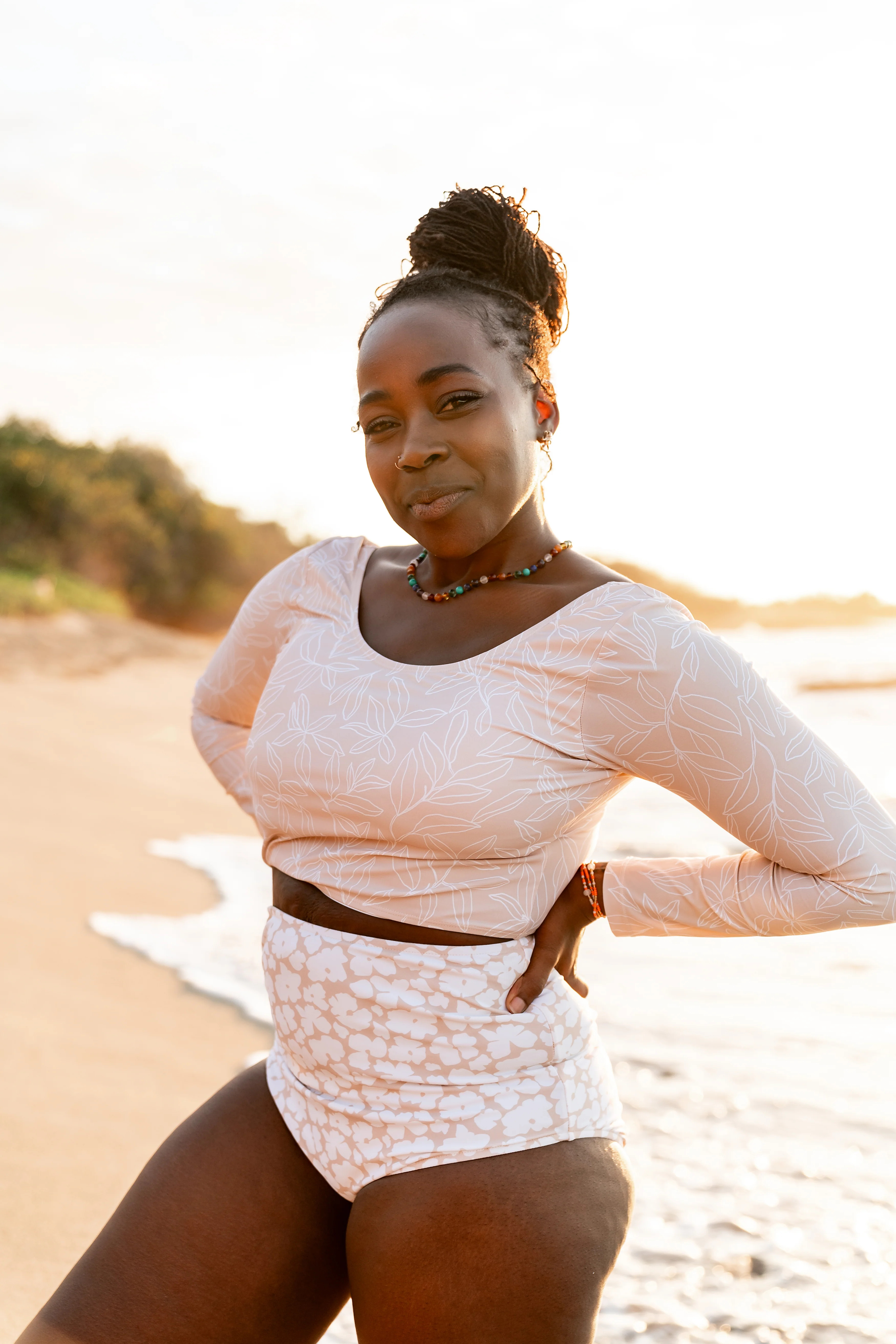 Leisure Reversible Bottom | Coconut Blossom | Coral Reef Swim