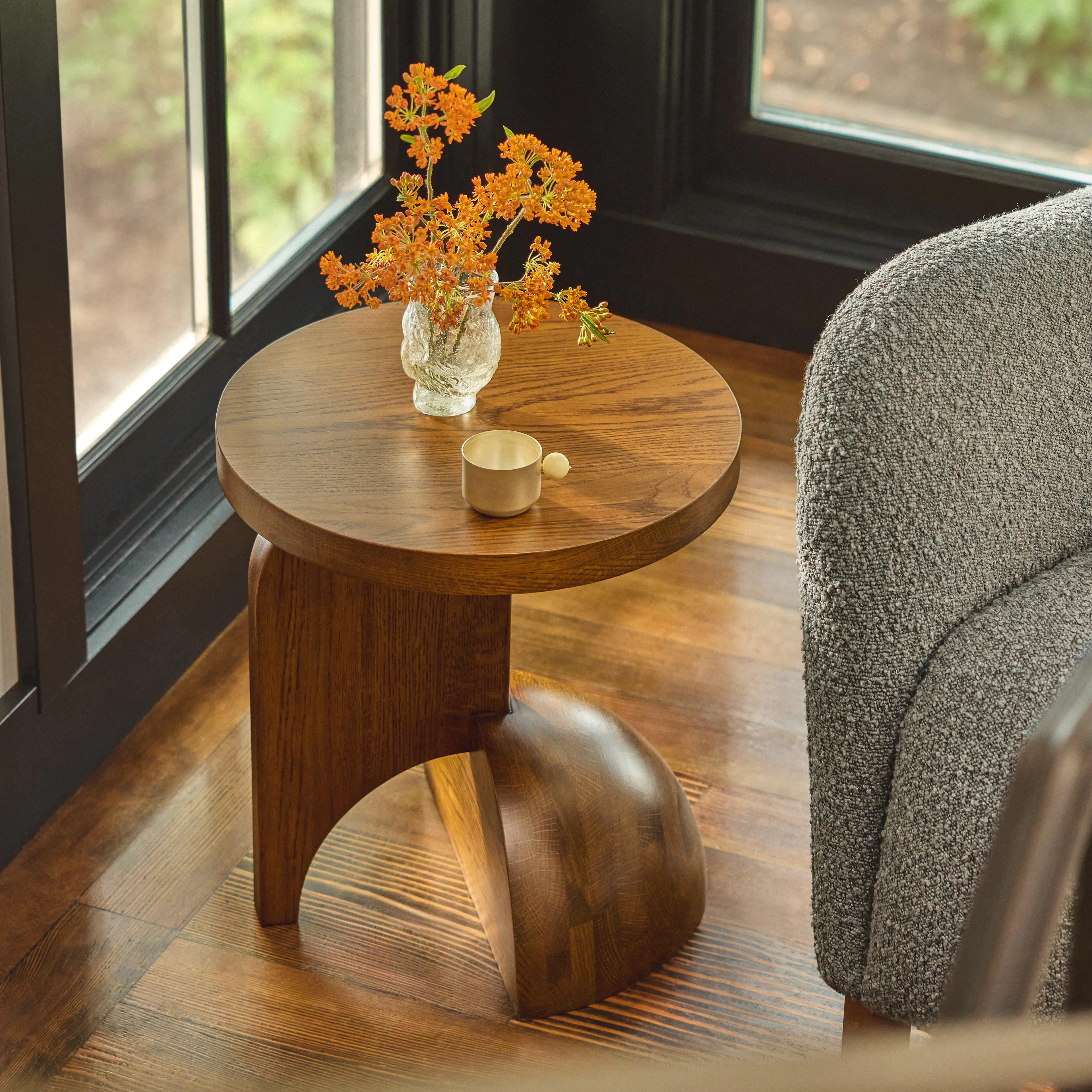 Falco Side Table - Smoked Oak | Article