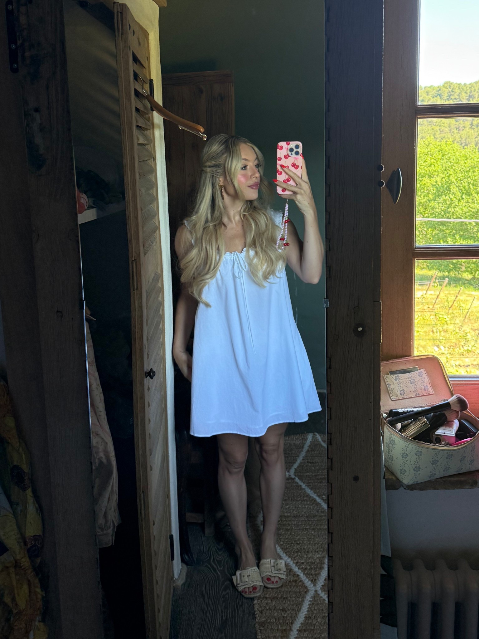 Princess Polly trapeze milkmaid dress wearing size 2 with Sam Edelman sandals (so comfy!)

#LTKSeasonal #LTKFindsUnder100 #LTKTravel