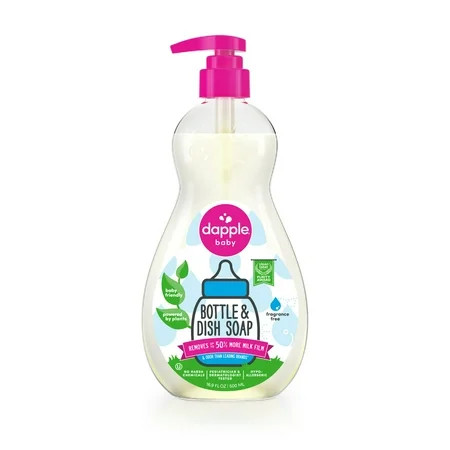 Dapple Baby Bottle and Dish Soap for Baby Products, Fragrance-Free, 16.9 fl oz | Walmart (US)