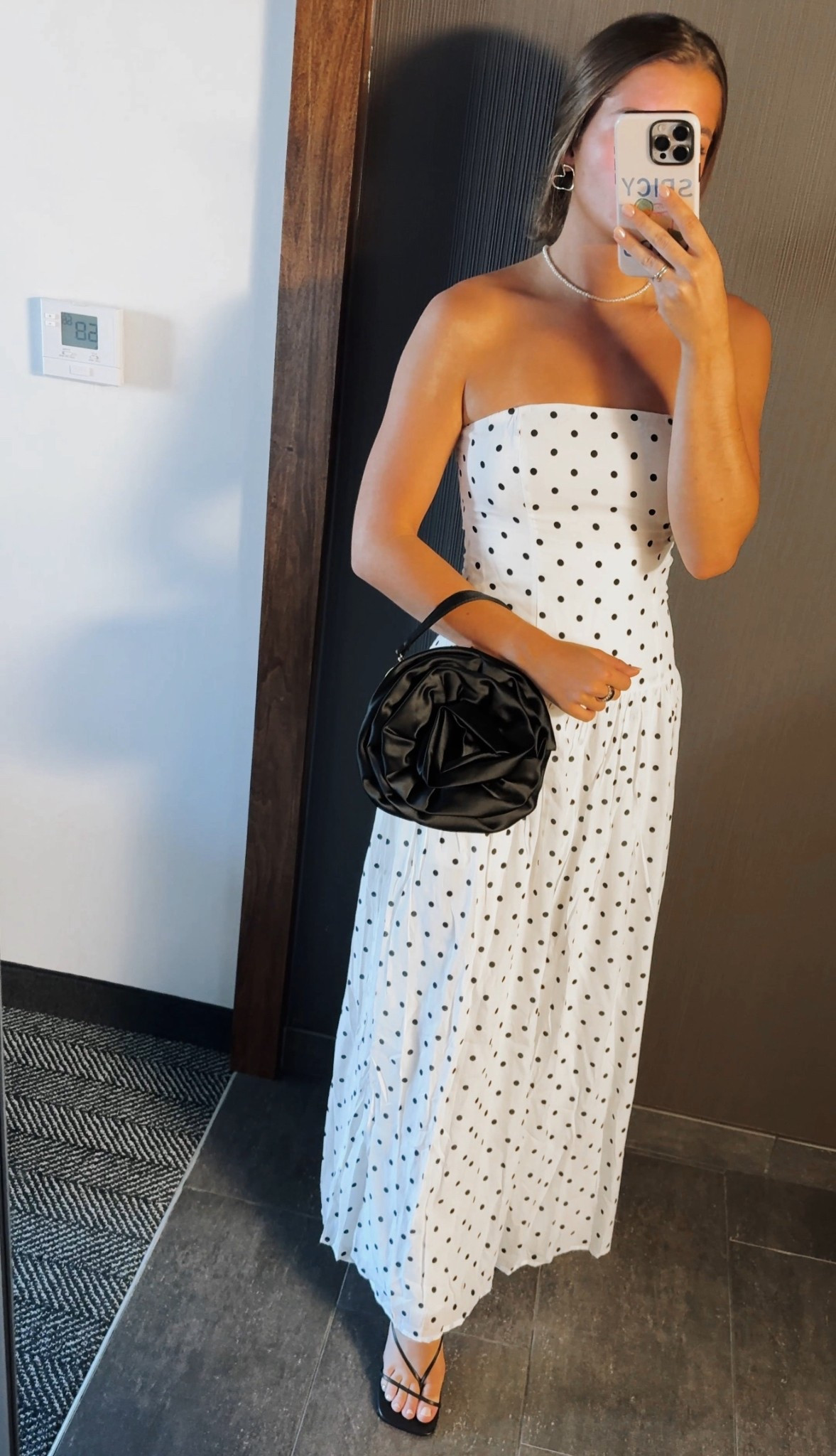 Parisian chic 🇫🇷✨

This dress is from revolve and less than $100! I sized down because I’m very small chested 

#LTKFindsUnder100 #LTKCon #LTKItBag