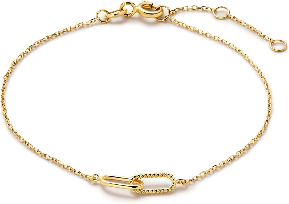 Ana Luisa Gold Bracelets for Women - Dainty Gold Chain with Pearl, Heart & Flower Bracelet Styles... | Amazon (US)