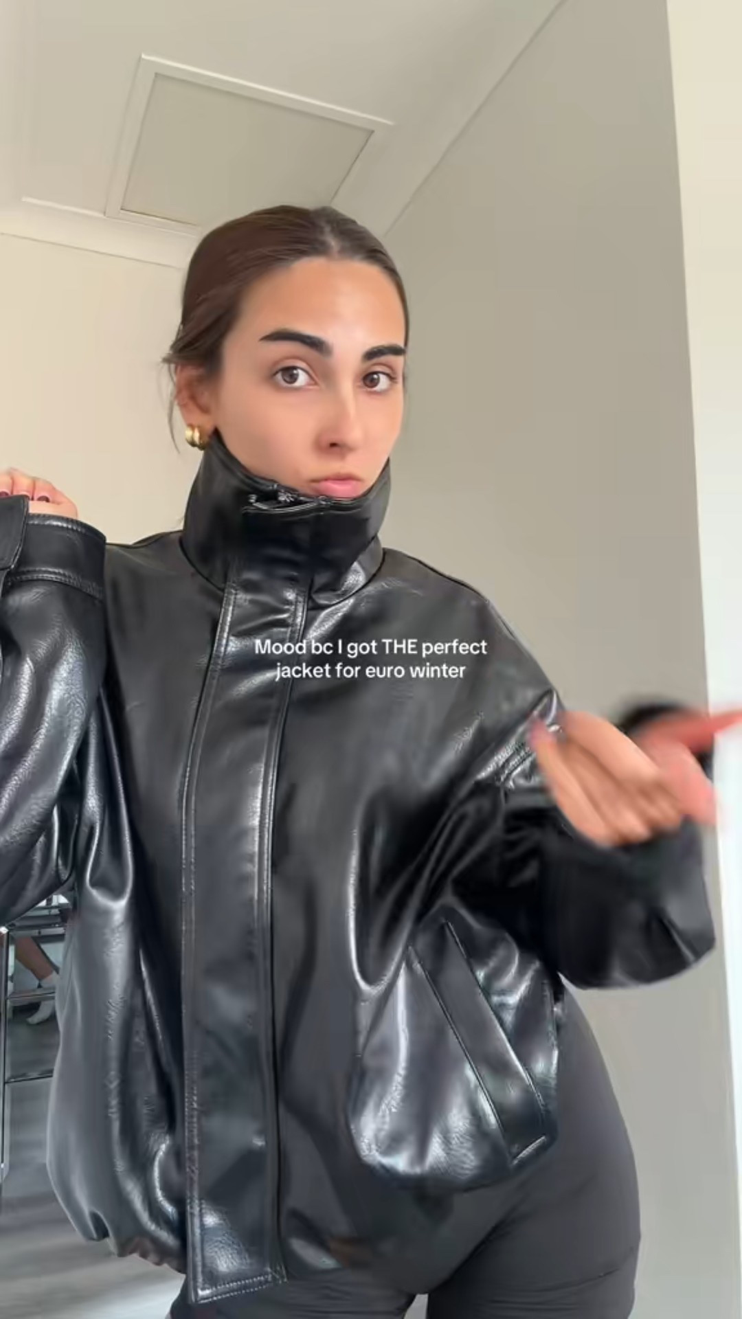 Zara high neck leather jacket is a new fave 

#LTKdatenight #LTKspring #LTKaustralia