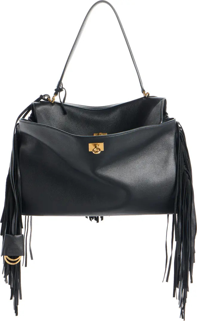 Balenciaga Medium Rodeo Fringe Leather Handbag | Nordstrom | Nordstrom