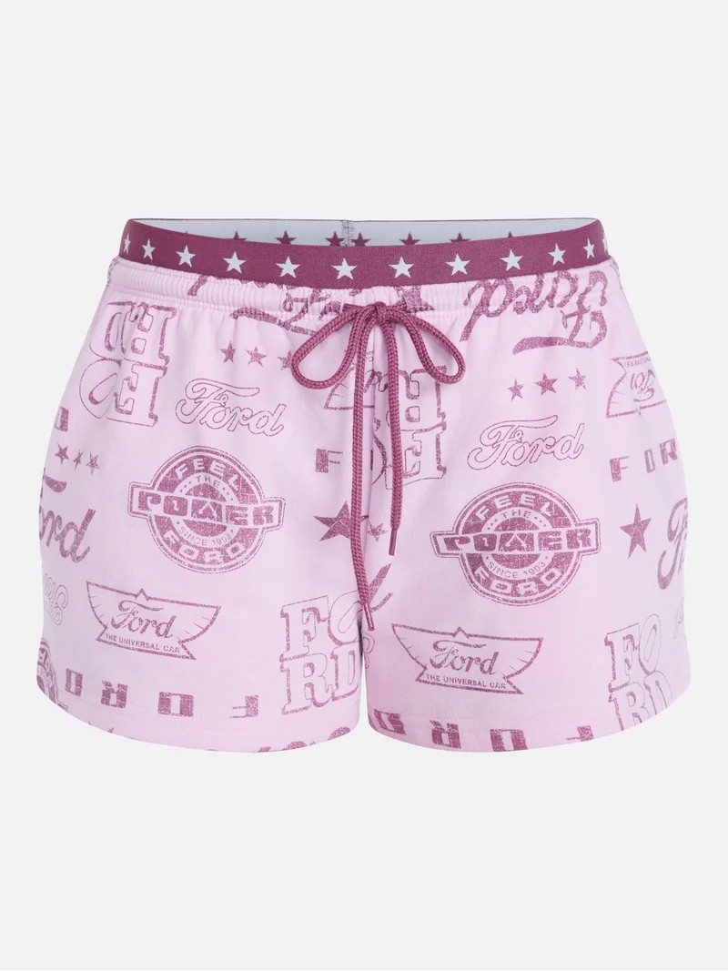 Ford Women's Printed Jacquard Shorts, Sizes XXS-XXL | Walmart (US)