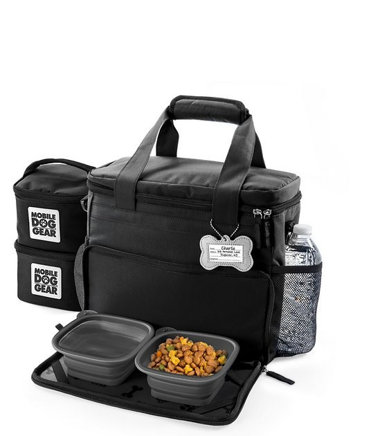 Mobile Dog Gear Week Away Tote Pet Travel Bag, Black, Medium/Large | Chewy.com