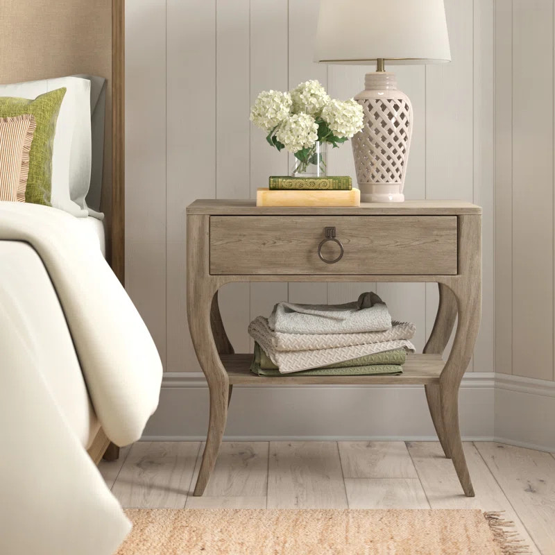 Regan Solid + Manufactured Wood Nightstand | Wayfair North America