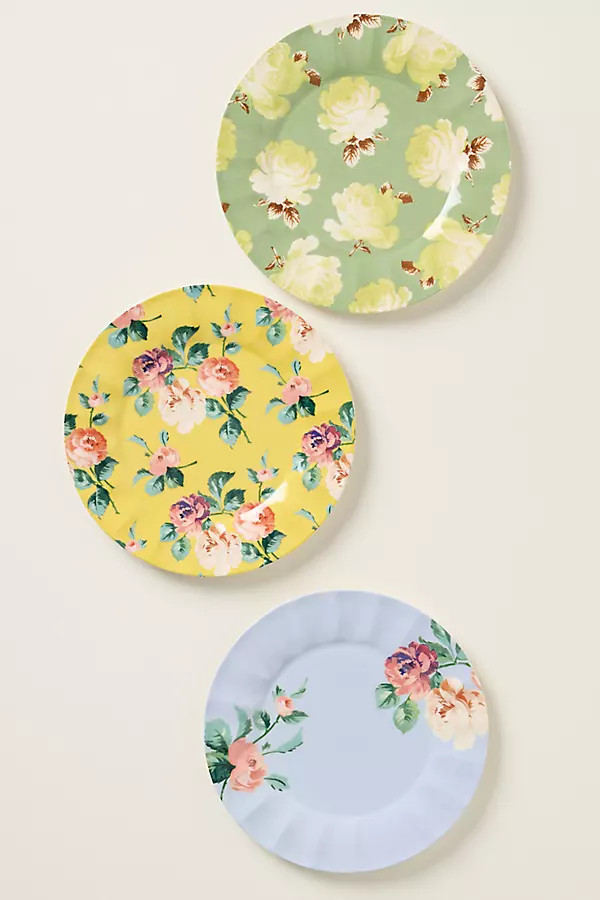 Maeve Chintzware Stoneware Dessert Plate | Anthropologie (US)