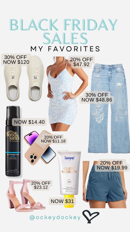Black Friday sale! Rounded up all my favorite. Cute jeans on sale, favorite self tanner, Taylor Swift eras movie outfit, and more!