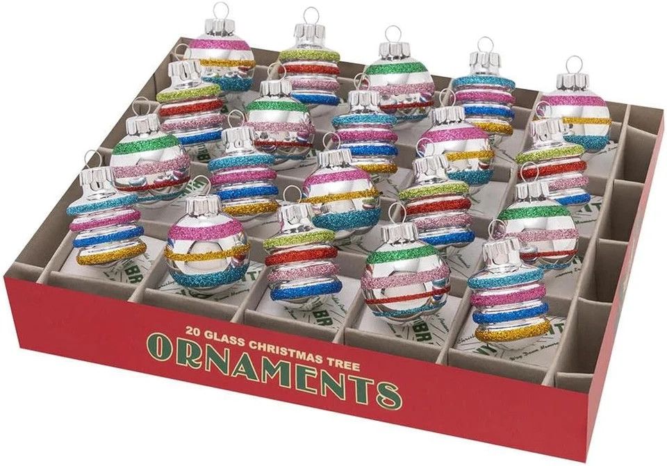 Shiny Brite Christmas Confetti 20 Count 1.25" Shapes & Rounds | eBay US