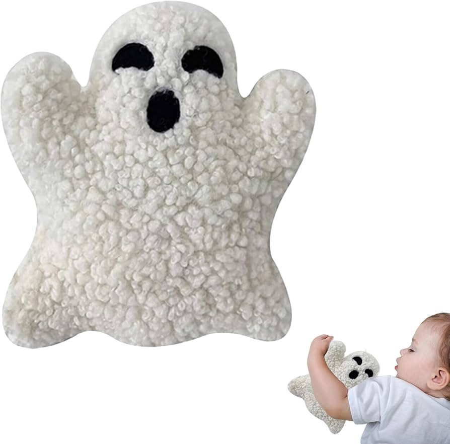 Festive Ghost Plush Pillow Ghost Pillow for Bed Sofa Decorations Ghost Decorations Soft Pillow fo... | Amazon (UK)