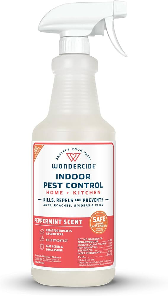 Wondercide - Indoor Pest Control Spray for Home and Kitchen - Ant, Roach, Spider, Fly, Flea, Bug ... | Amazon (US)